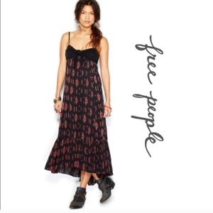 NWT Free People Boho Chic Printed Maxi Dress  8